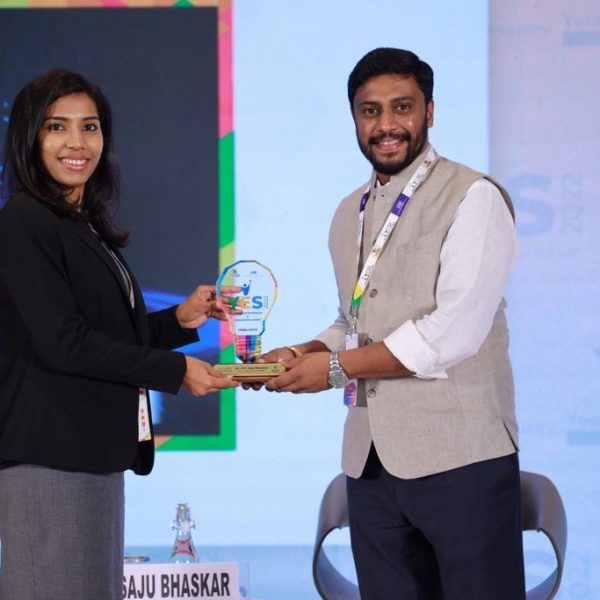 Texila's Founder and President, Mr S.P. Saju Bhaskar Receiving Award